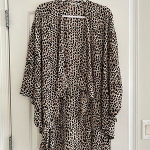 Amuse Society Animal Print Kimono